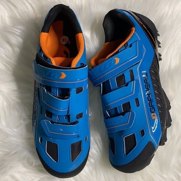 Louis Garneau sapphire blue/orange cycling shoe main image 9